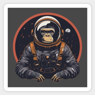 Astro Chimp Sticker